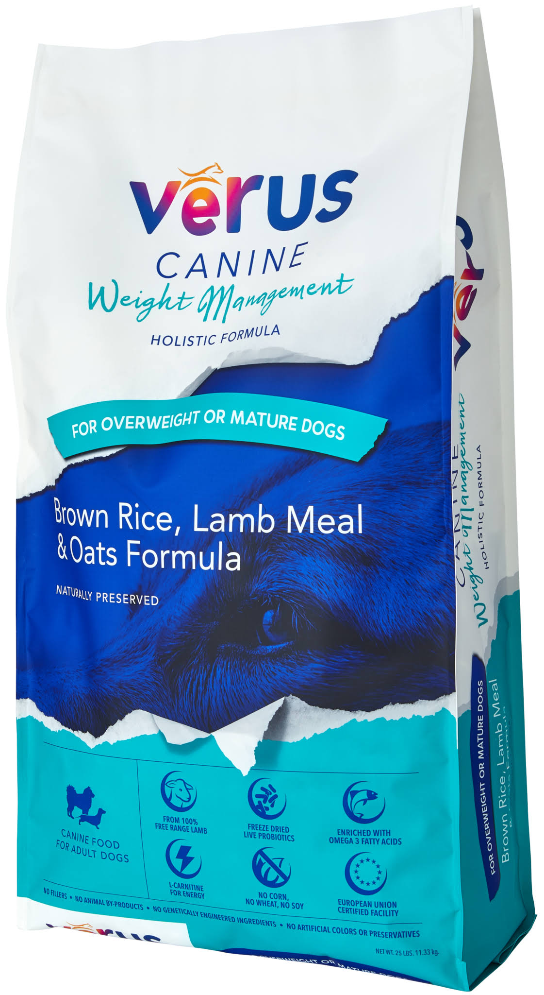 Verus Weight Management Formula Dry Dog Food, 4-Lb.