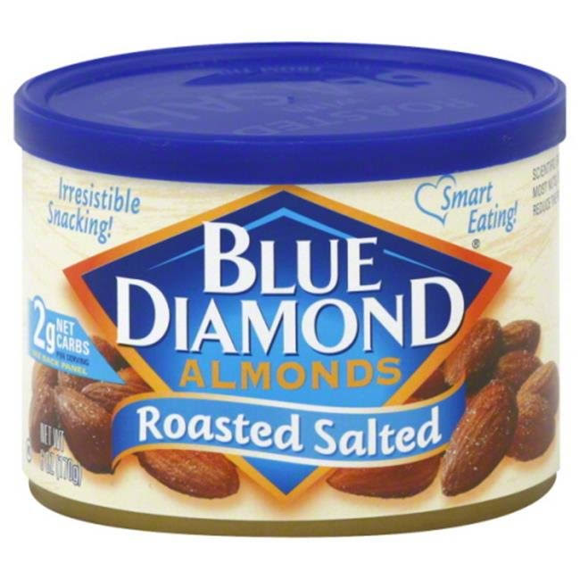 Blue Diamond Roasted Salted Almonds - 6oz