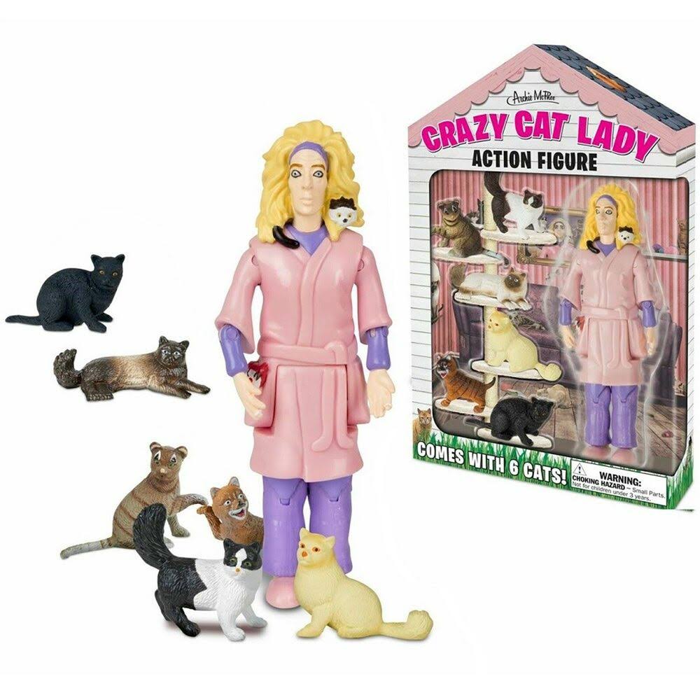 Accoutrements Crazy Cat Lady Action Figure Set