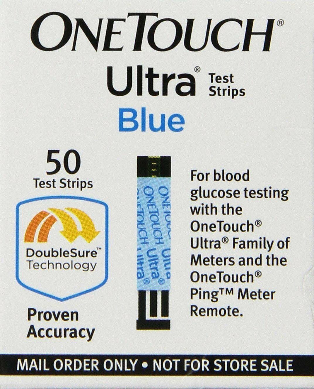 One Touch Ultra Blue Test Strips - 50ct