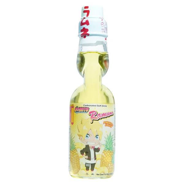 Hata Ramune Pineapple Flavor Carbonated Soft Drink - 10.82 fl oz