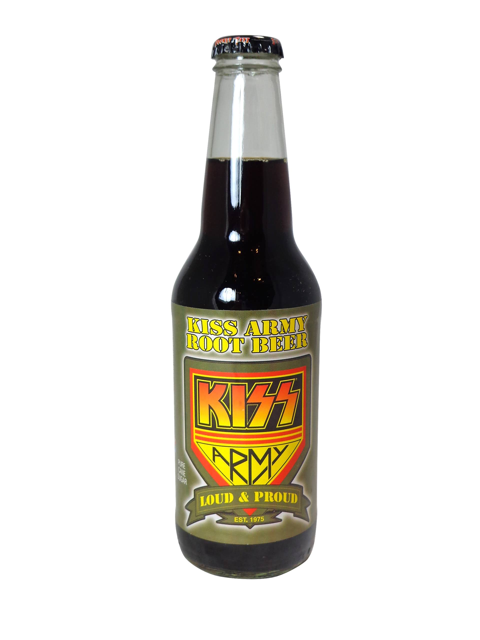 Kiss Army Root Beer Soda