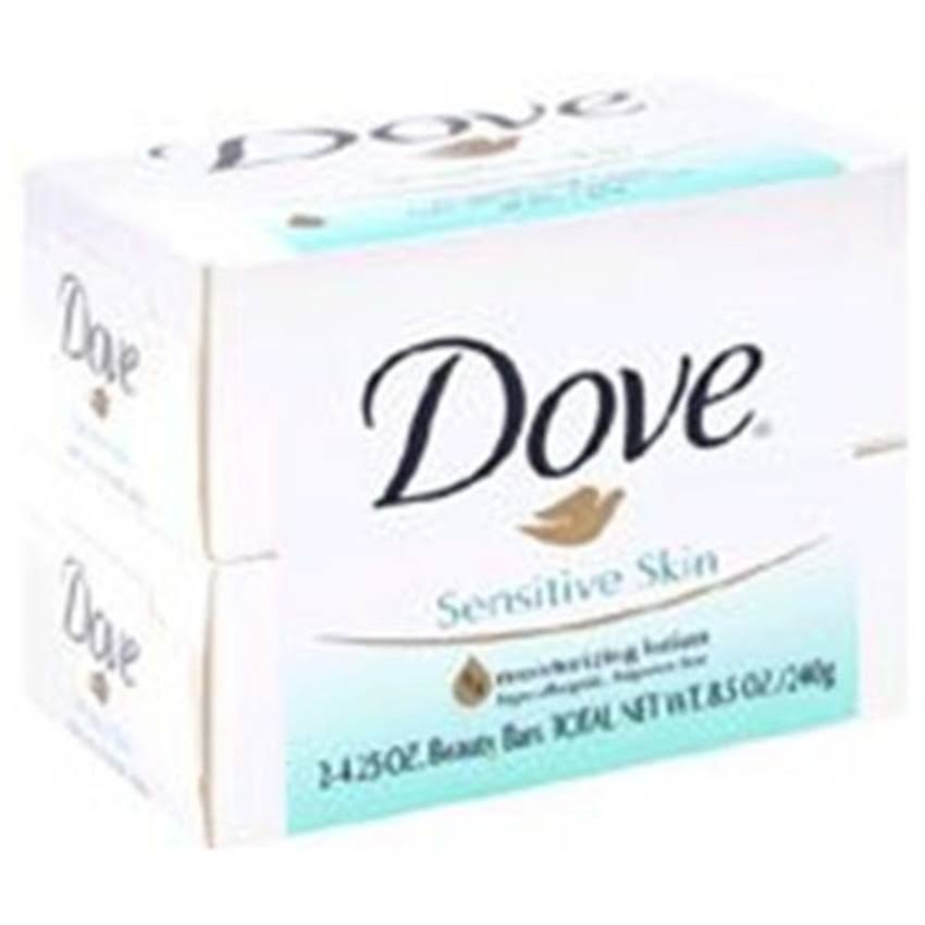 Dove Beauty Bar Sensitive Skin - Unscented, 89.3g