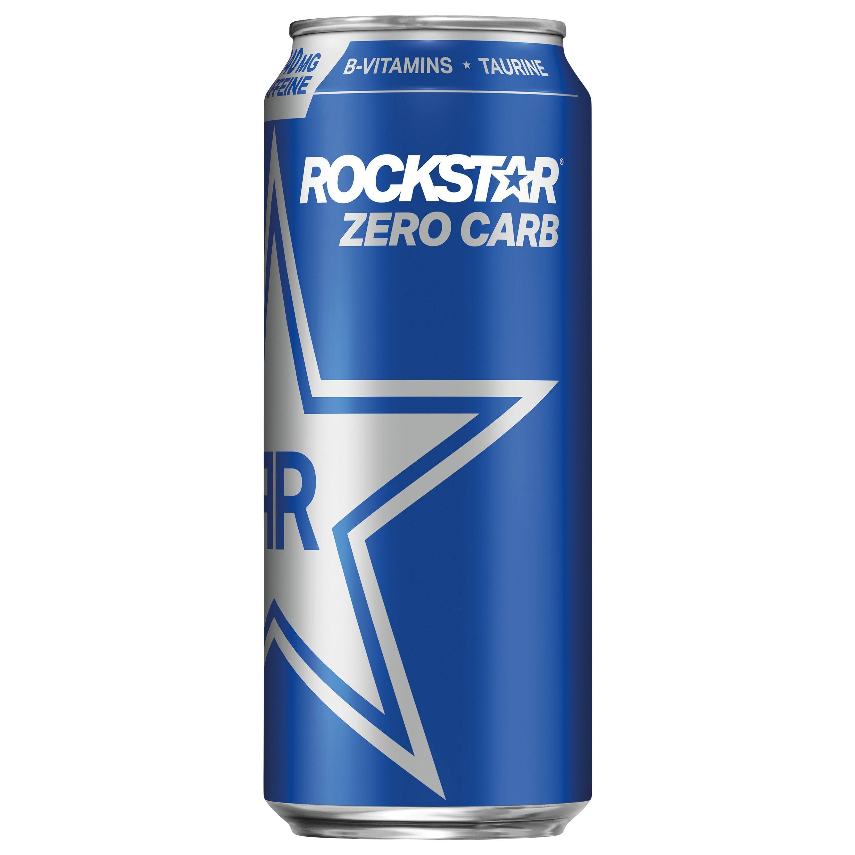 Rockstar Energy Drink, Sugar Free, Zero Carb - 16 fl oz