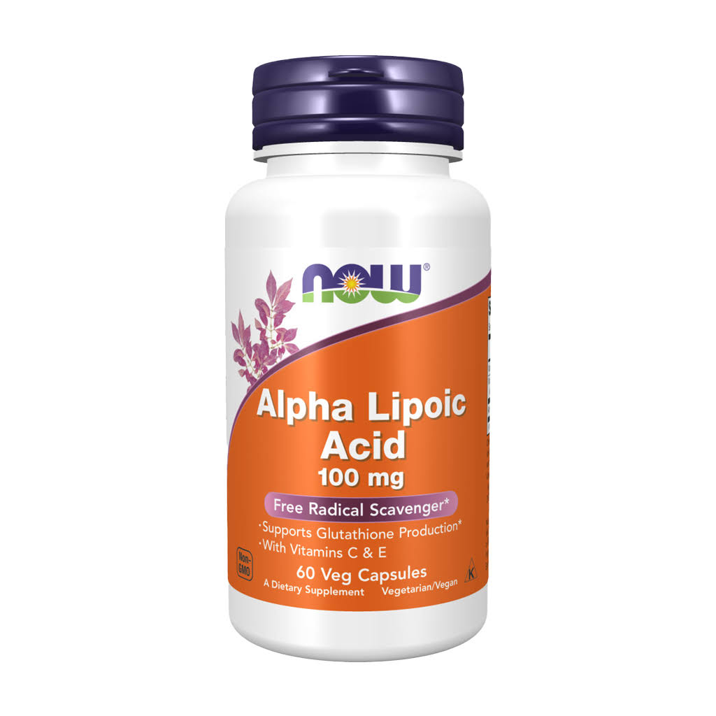 Now Foods Alpha Lipoic Acid - 100mg, x60