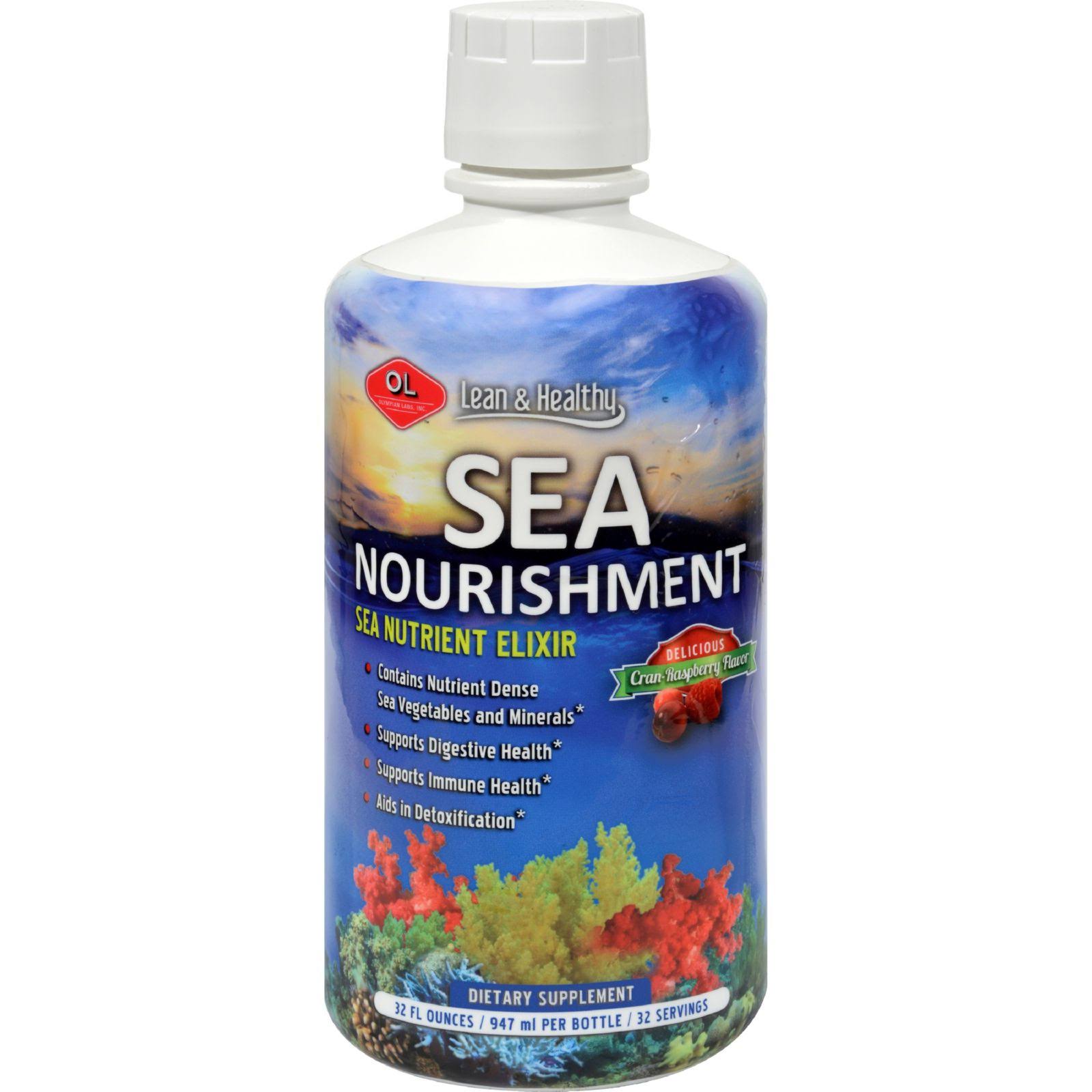 Olympian Labs Sea Nourishment Coral Calcium Vitamin Supplement - Cran/Raspberry, 32oz