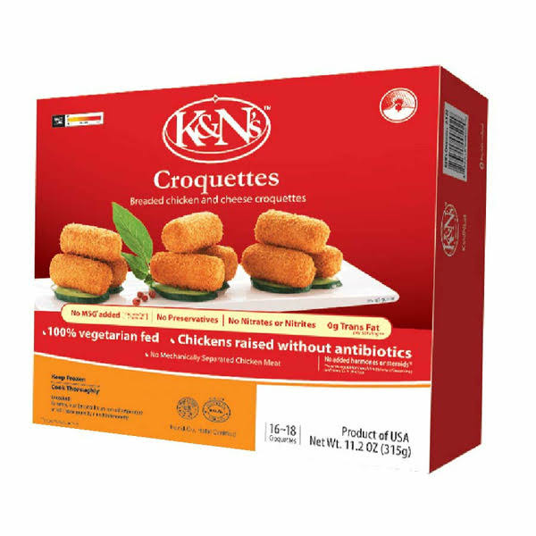 K&N's Breaded Chicken and Cheese Croquettes