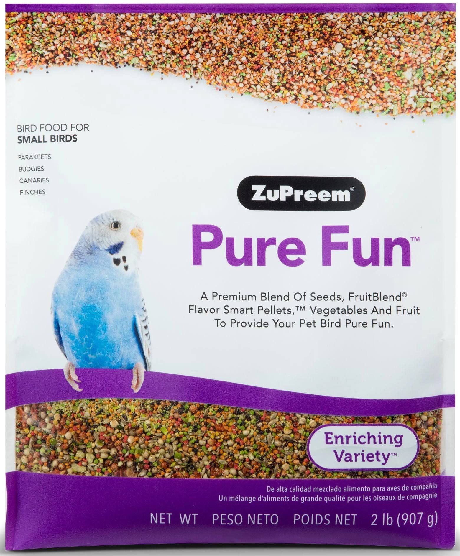 ZuPreem Pure Fun Bird Food - 2lbs