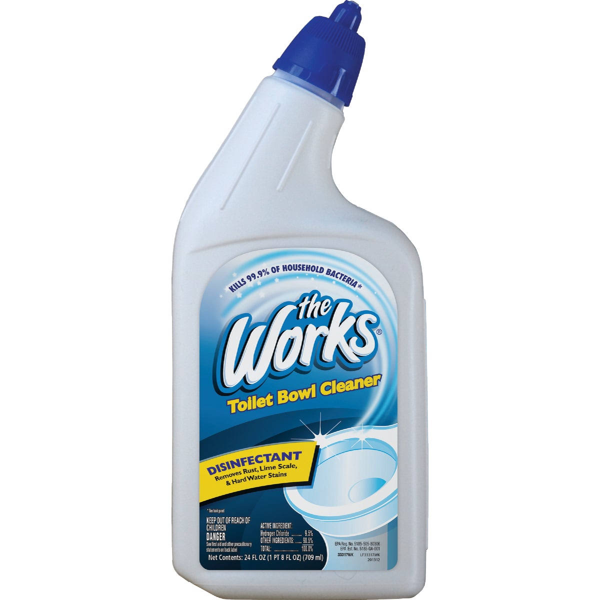 The Works Disinfectant Toilet Bowl Cleaner - 24oz