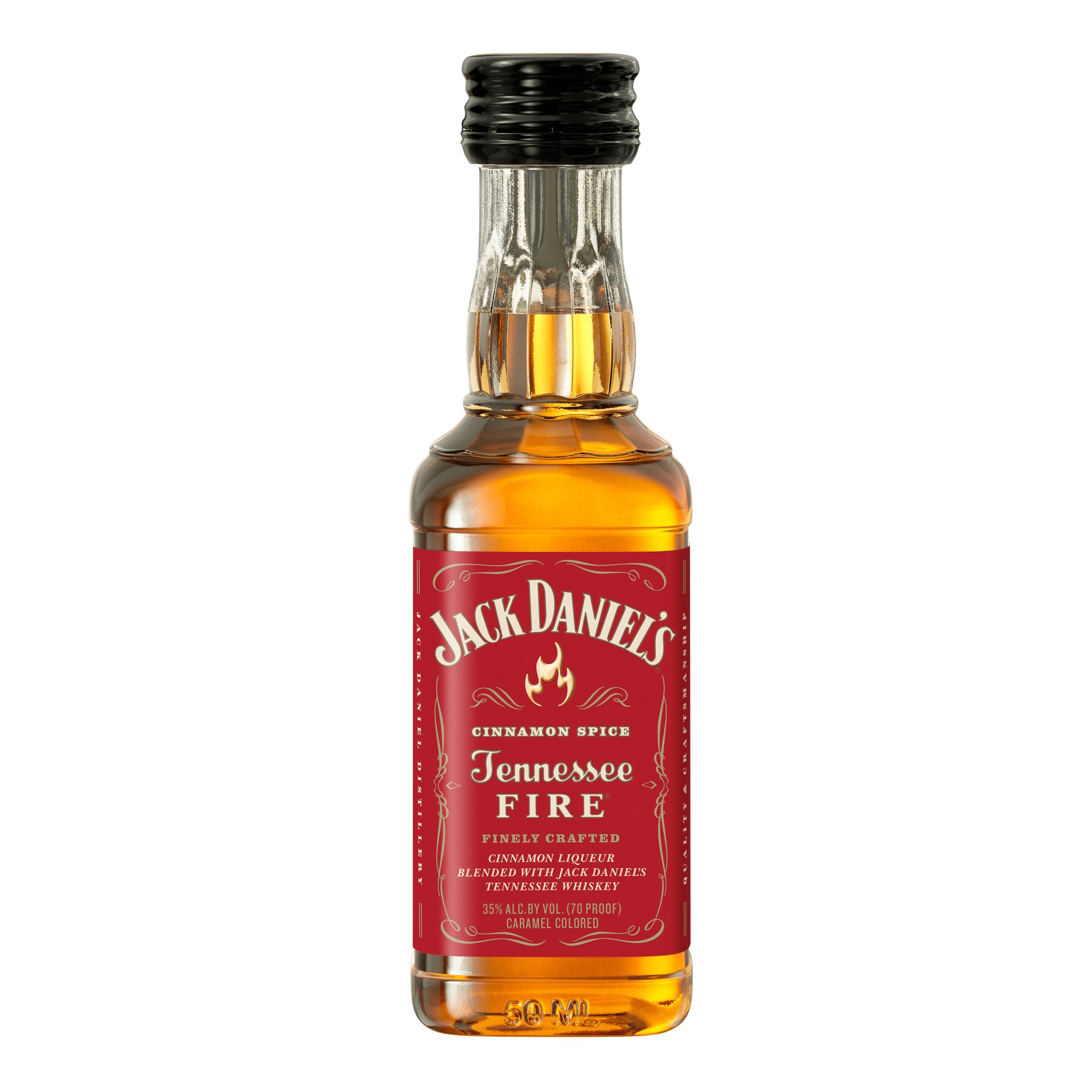 Jack Daniel's Tennessee Fire Cinnamon Whiskey Liqueur Miniature 50ml