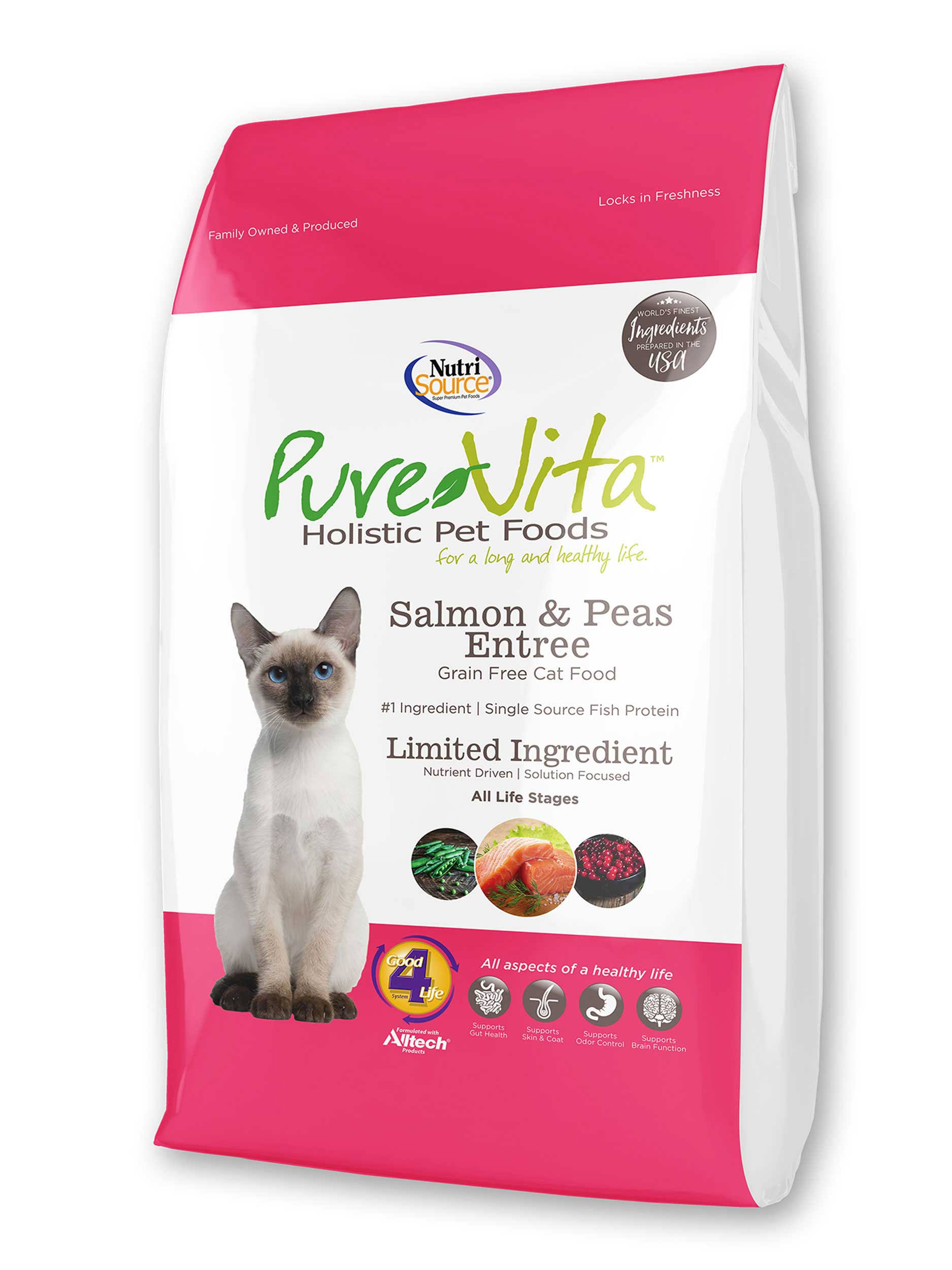 Pure Vita Grain Free Cat Food - Salmon