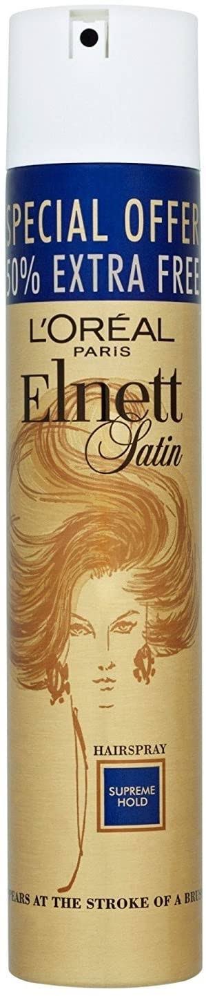 L'Oreal Elnett Satin Hairspray - Extra Strength, 300ml