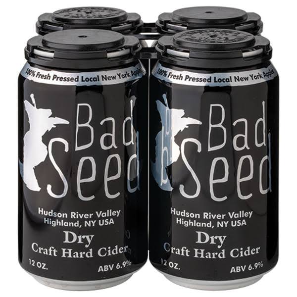 Bad Seed Cider Company Dry Hard Cider in Cans - 12 fl oz