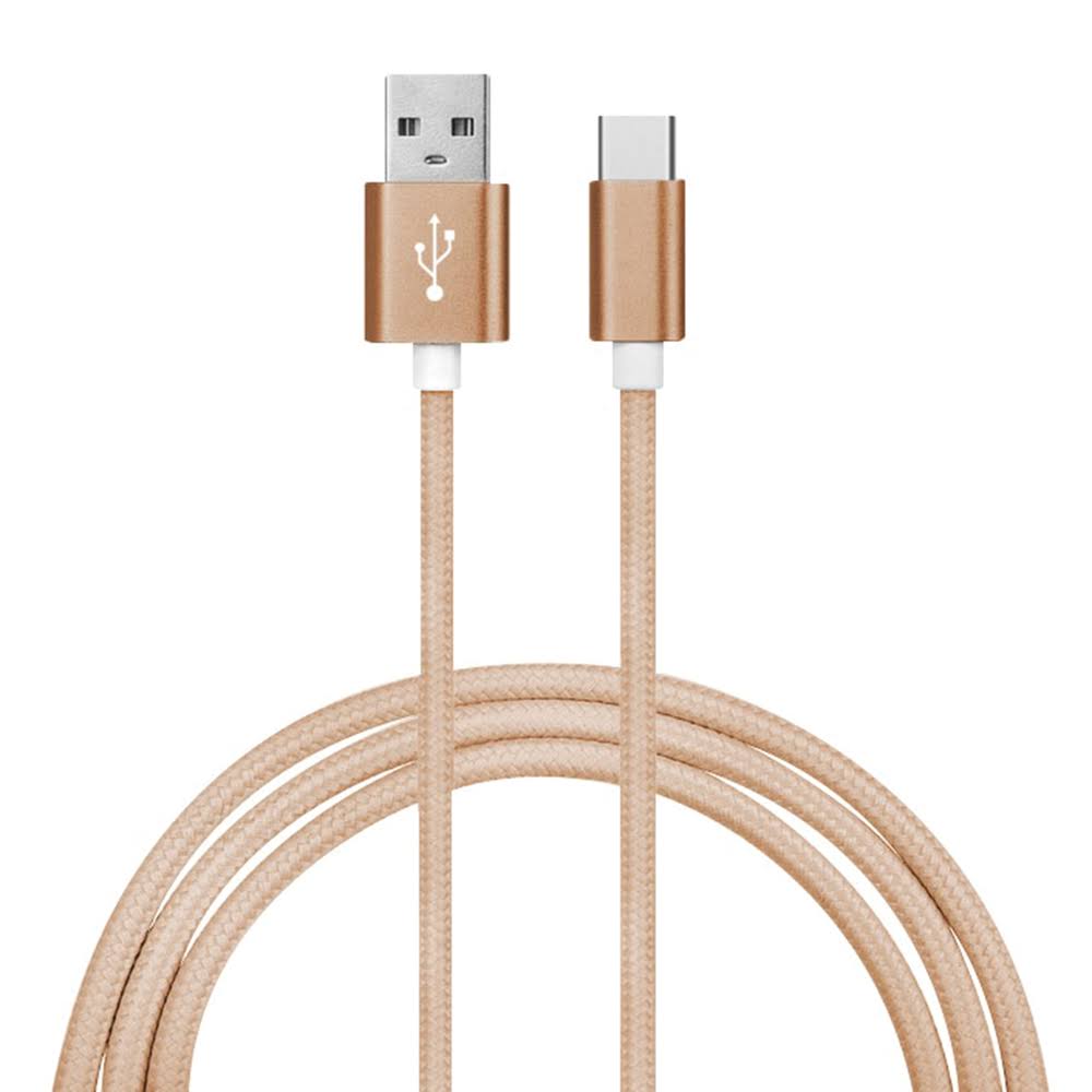 Ematic 6FT USB-C TO USB CBLE GLD