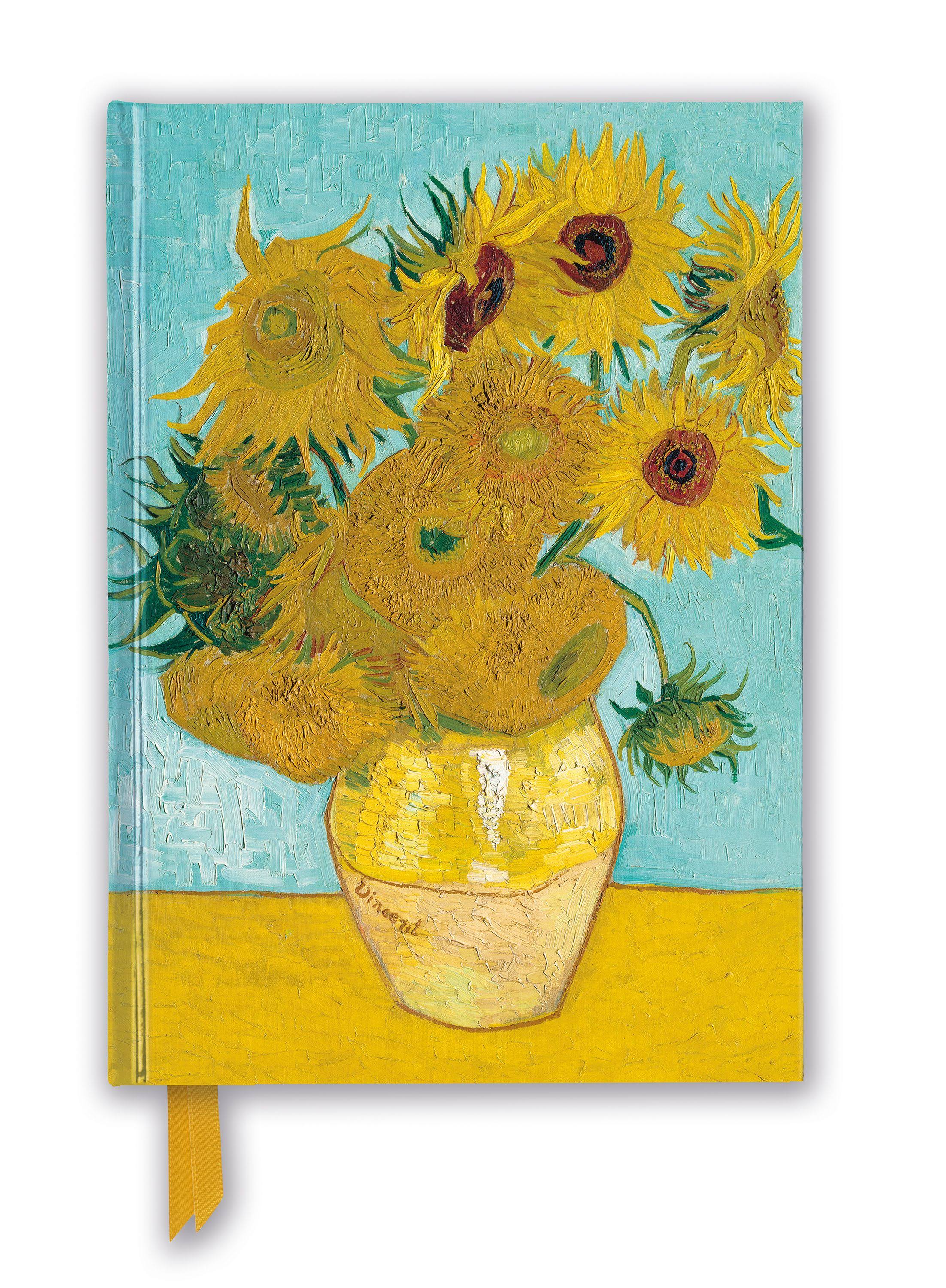 Vincent Van Gogh: Sunflowers (Foiled Blank Journal)