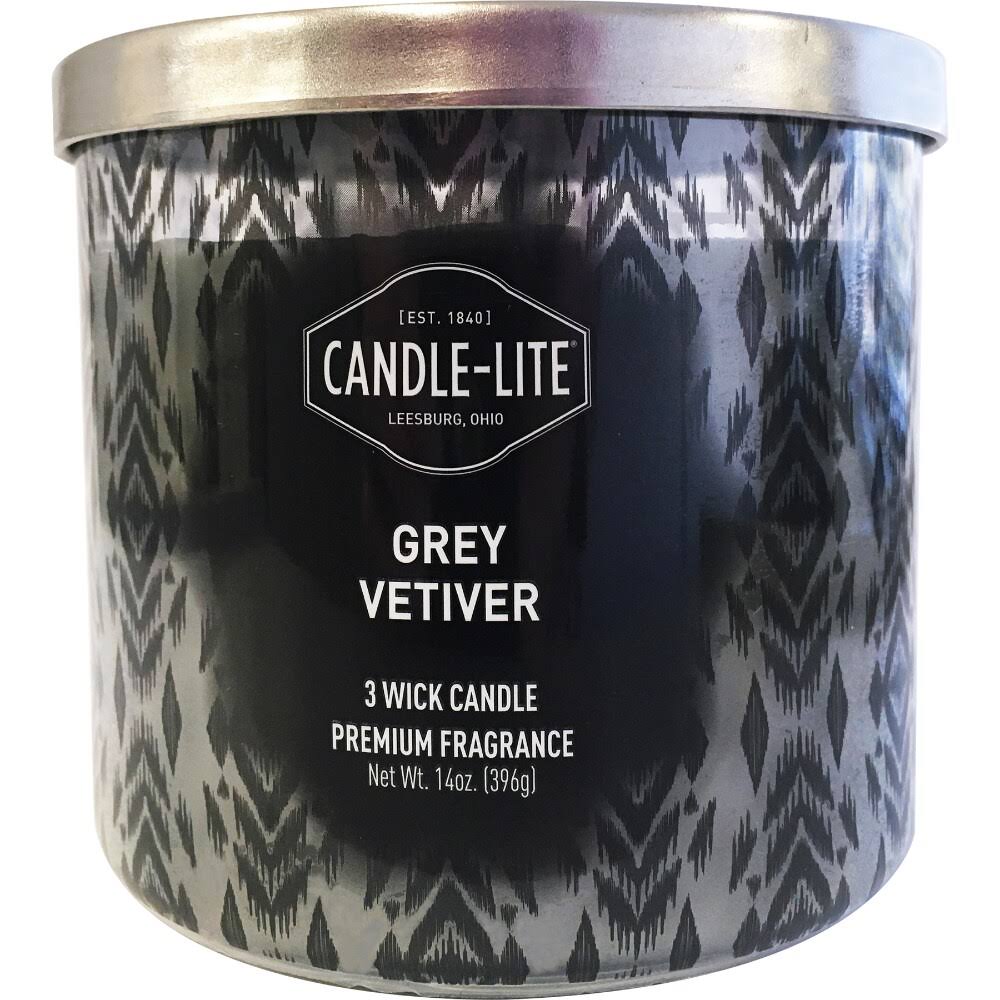 Candle Lite Candle, Grey Vetiver - 14 oz