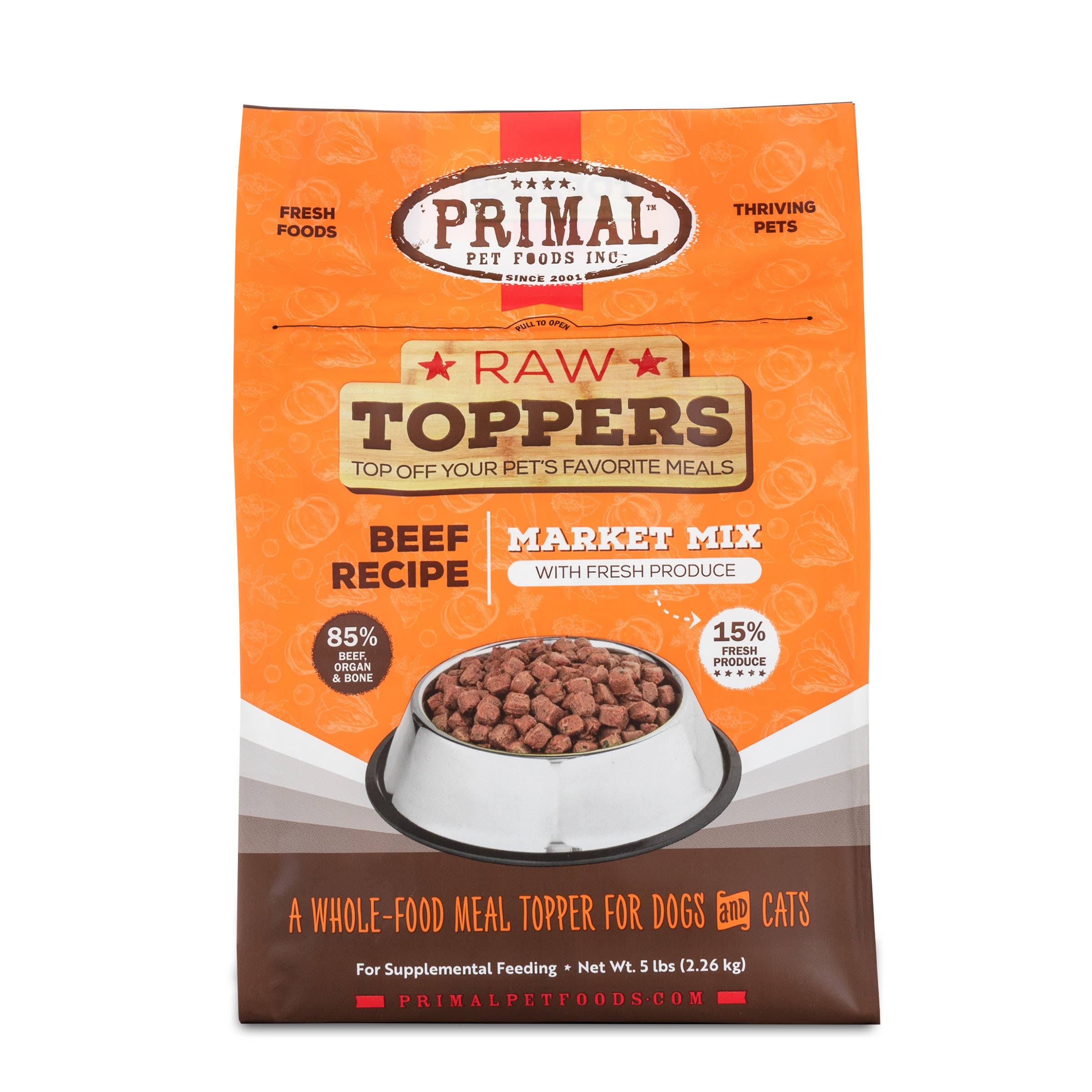 Primal Beef Market Mix Topper 5 lbs