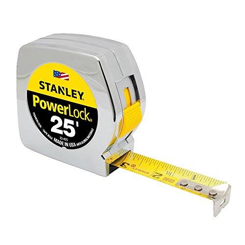 Stanley PowerLock Retractable Blade Tape Measure - 25ft