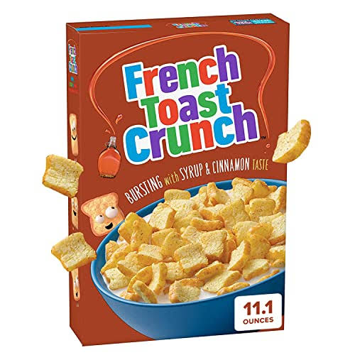 French Toast Crunch Breakfast Cereal,Crispy Sweetened Corn Cereal, 11.