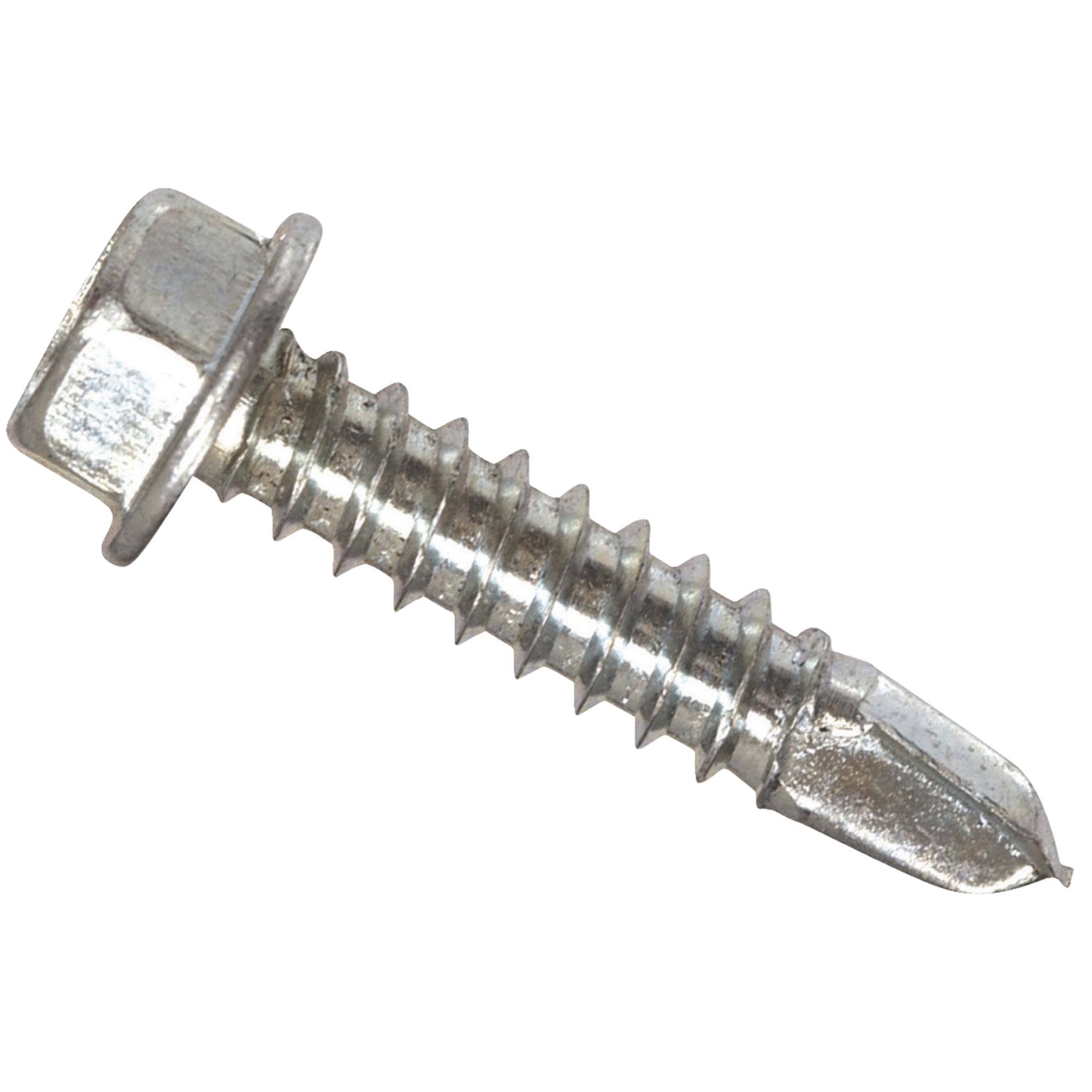 The Hillman Group 12-14-Inch x 1-Inch Washer Head Self Drilling Screw