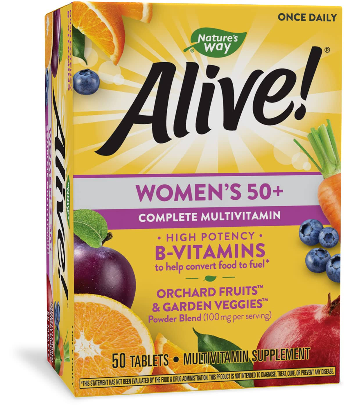 Nature's Way Alive! Complete Multivitamin, Women's 50+, Tablets - 50 tablets