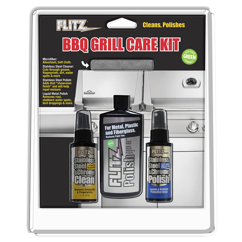 Flitz BBQ 41504 Barbeque Grill Care Kit