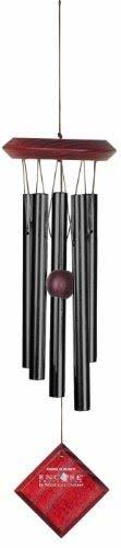 Woodstock Encore Collection Mars Wind Chime - Black, 17"