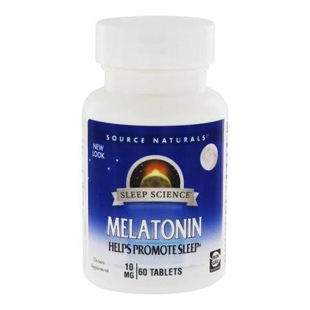 Source Naturals Melatonin for Occasional Sleeplessness Supplement - 60 Count
