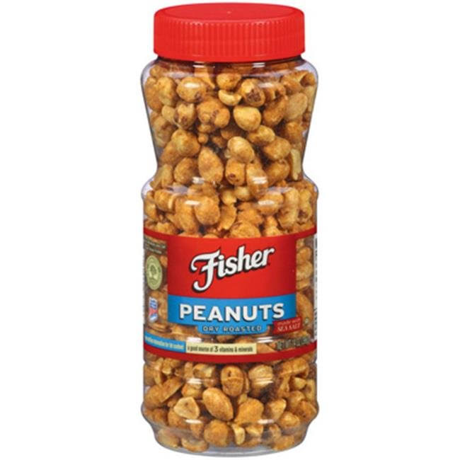 Fisher Peanuts - 396g, Dry Roasted