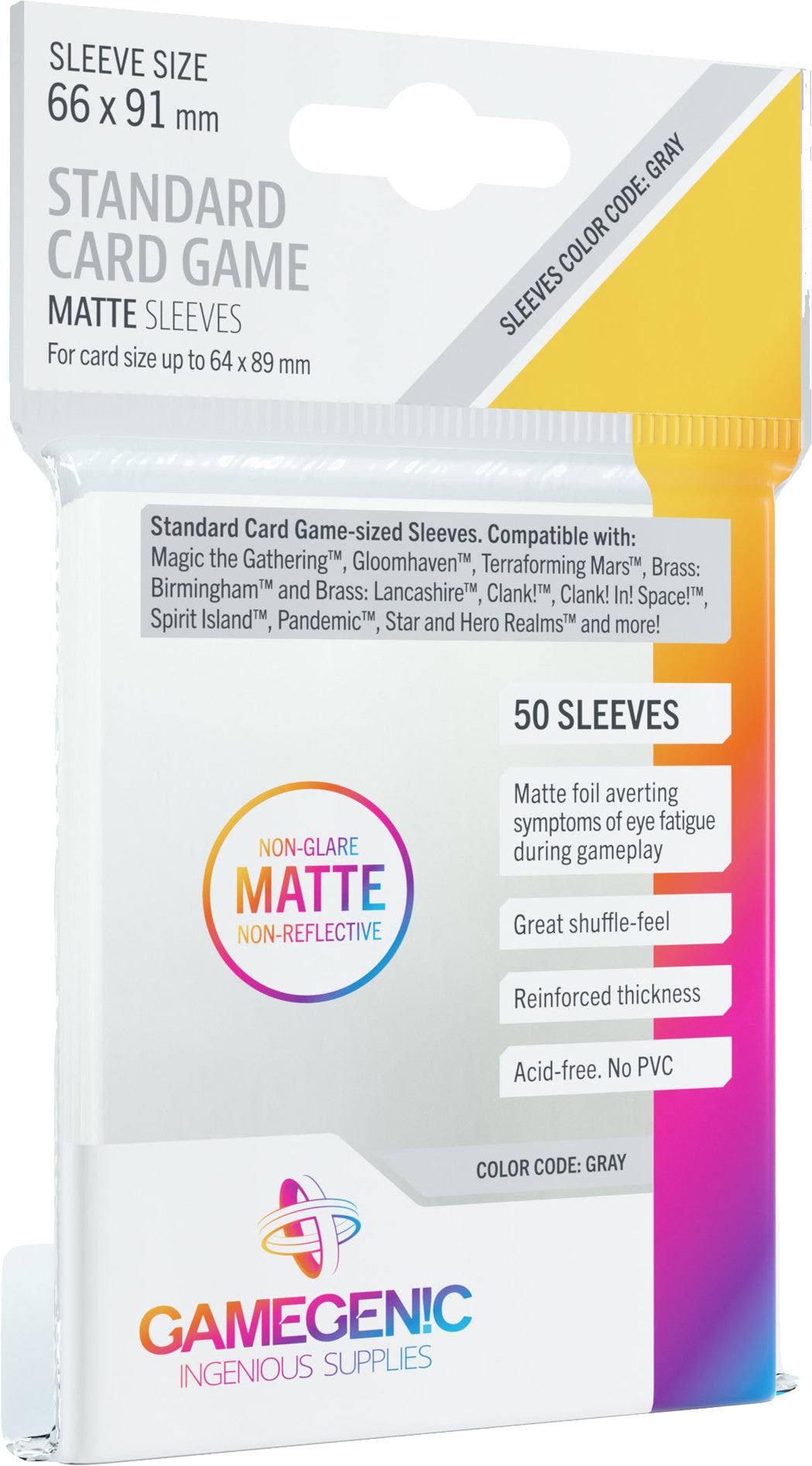 Gamegenic - Matte Standard Card Game Sleeves