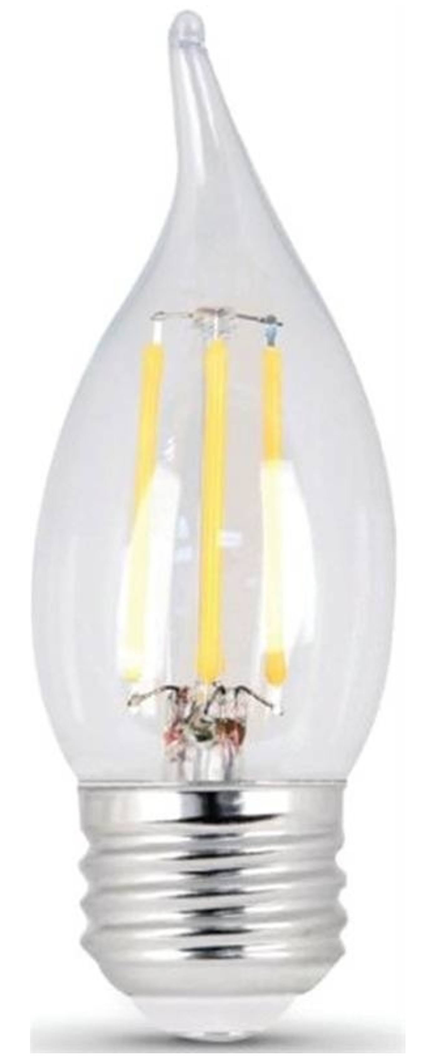 Feit Electric Enhance Light Bulbs, LED, Soft White, 2.2 Watts - 2 light bulbs