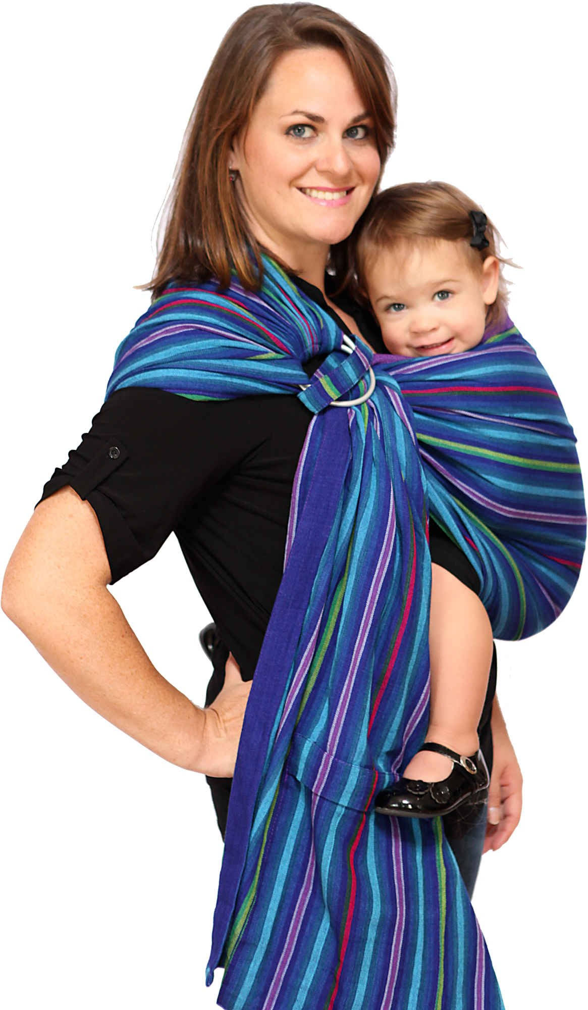 Maya Wrap ComfortFit Ring Sling & Baby Carrier - Berries Medium