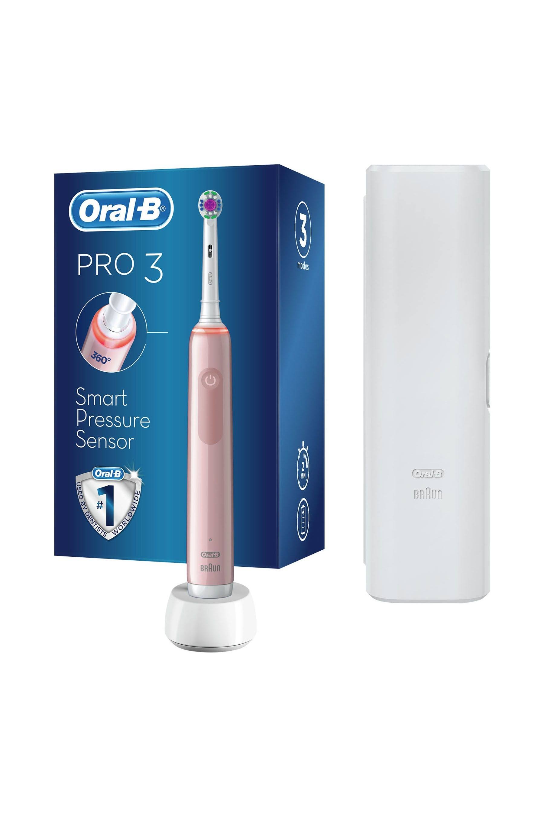 Oral B Pro 3 3500 Electric Toothbrush - Pink