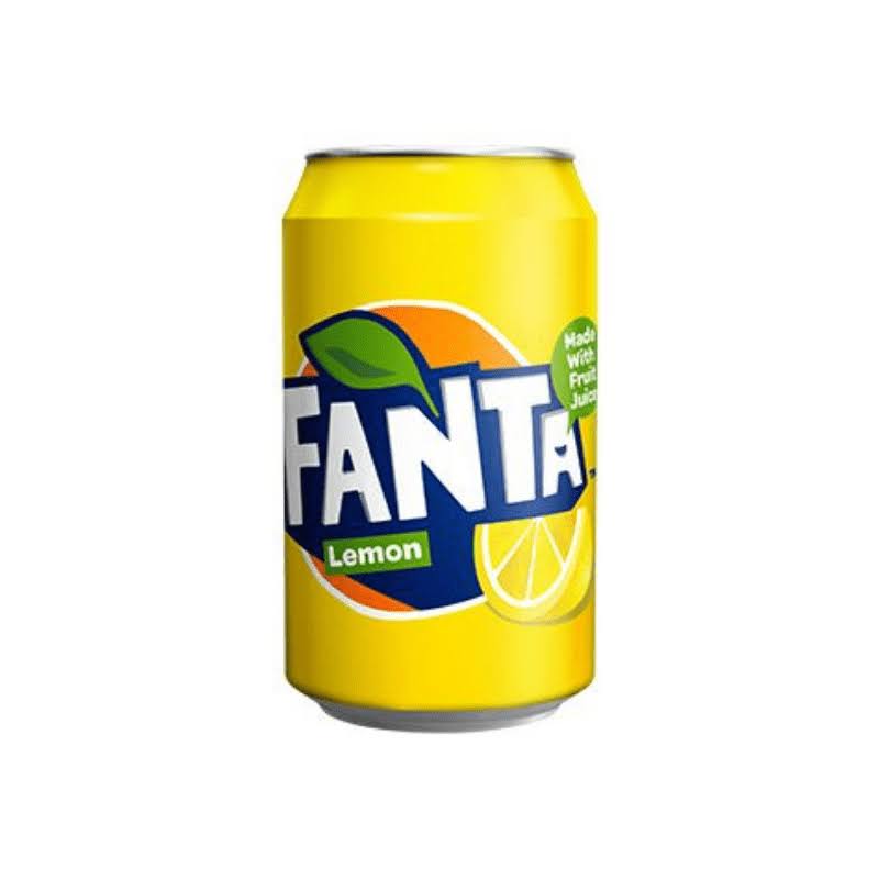 2 x Fanta Lemon Can 330ml