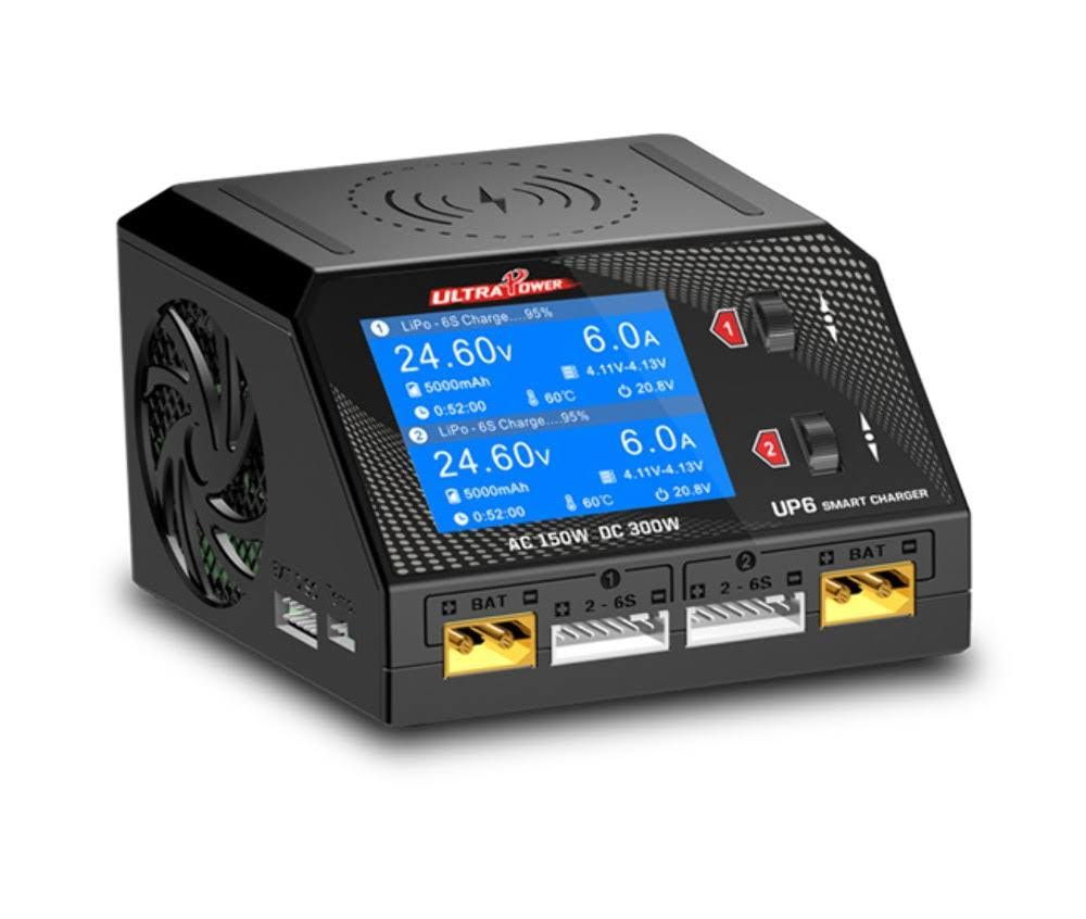 Ultra Power UP6 160W/400W Dual Port Multi Chemistry AC/DC Charger