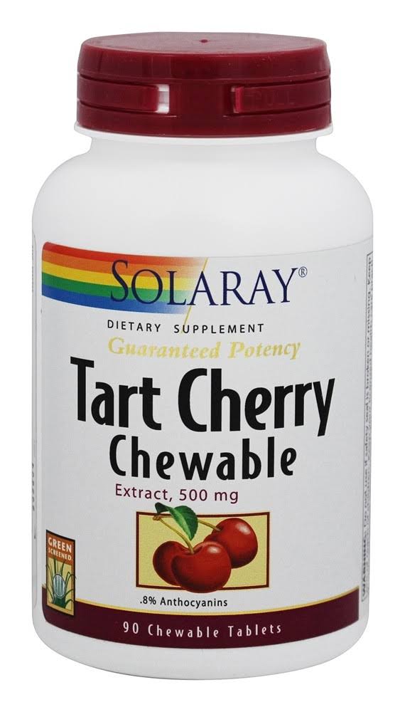 Solaray Tart Cherry Extract - 90 Chewable Tablets