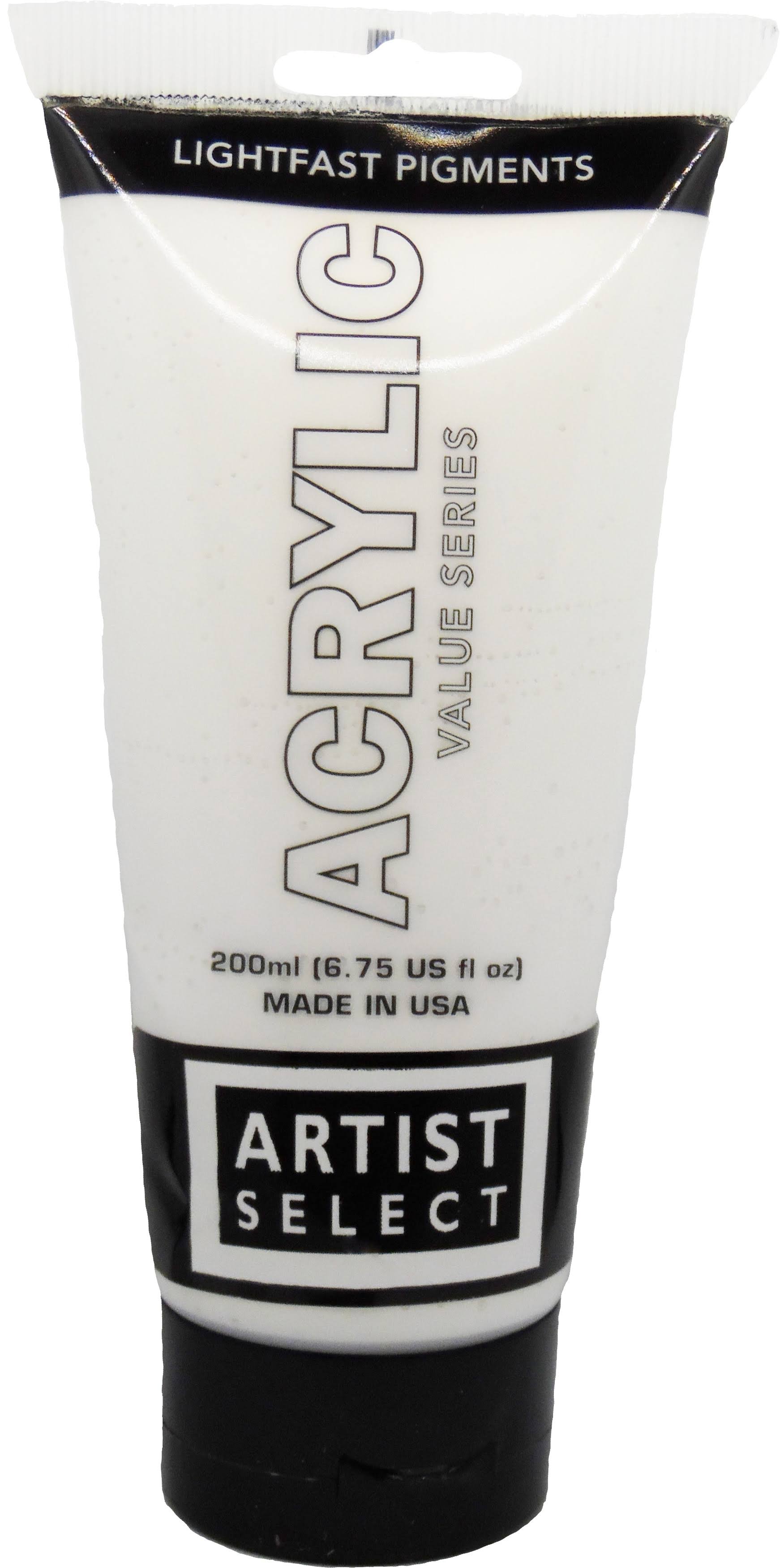 Artist Select Acrylic Paint 200ml Titanium White