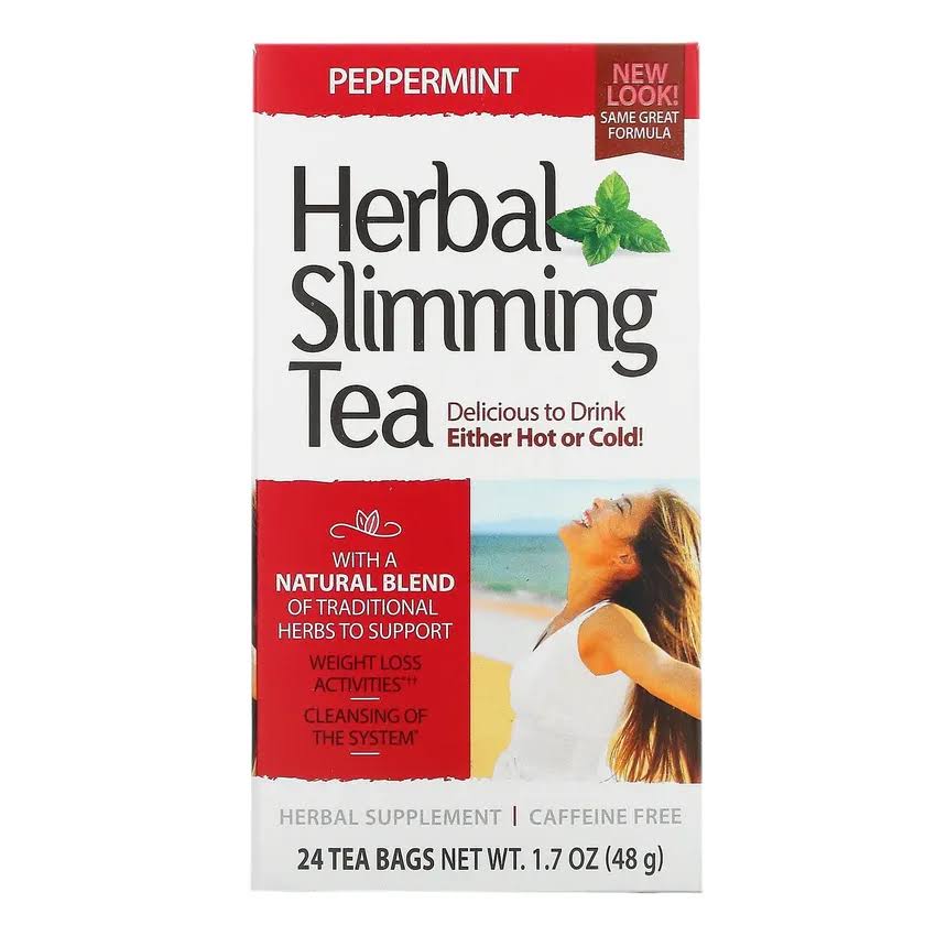 21st Century Slimming Tea - Peppermint, 24ct