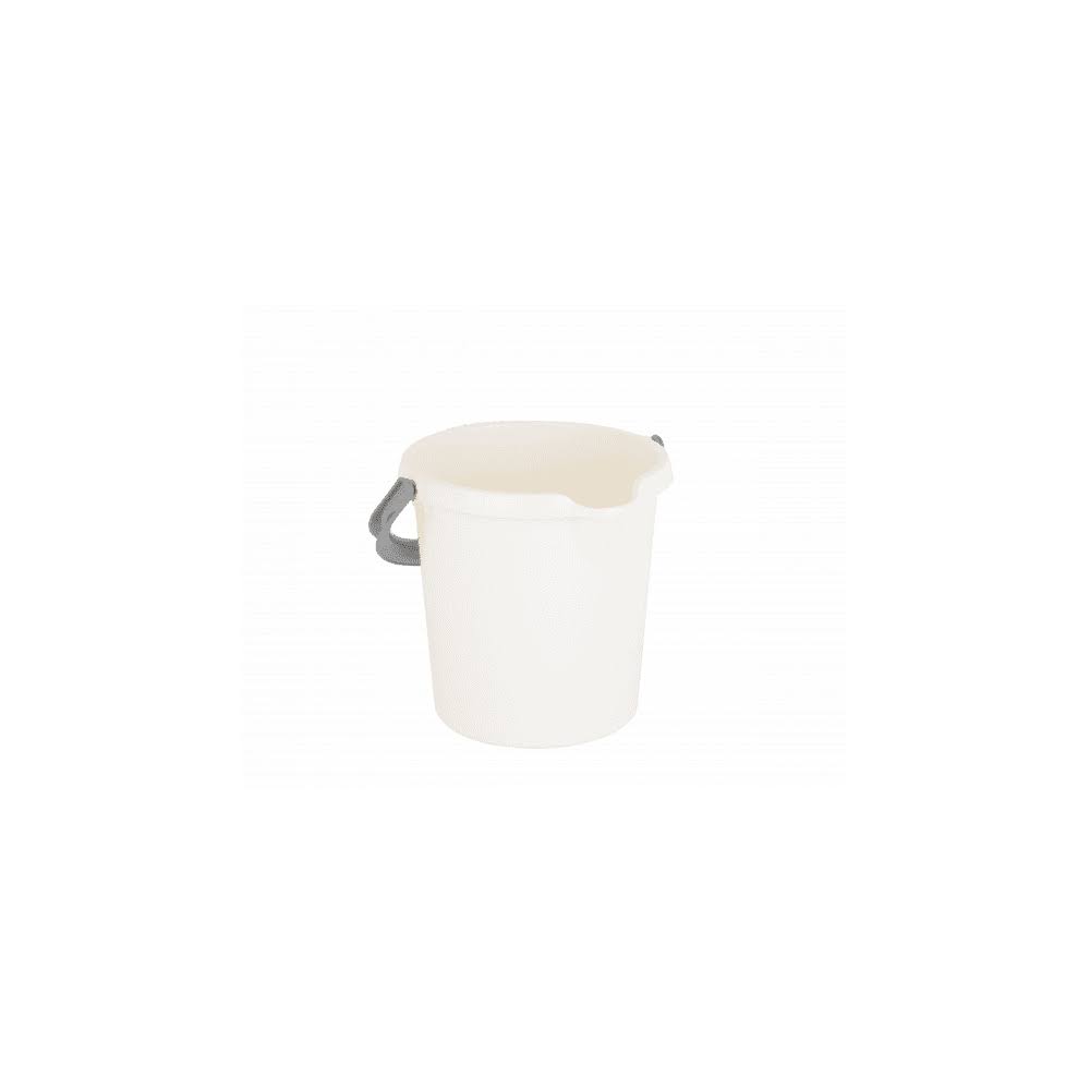 Wham Storage 5 Litre Capacity Small Plastic Bucket with Handle - Soft