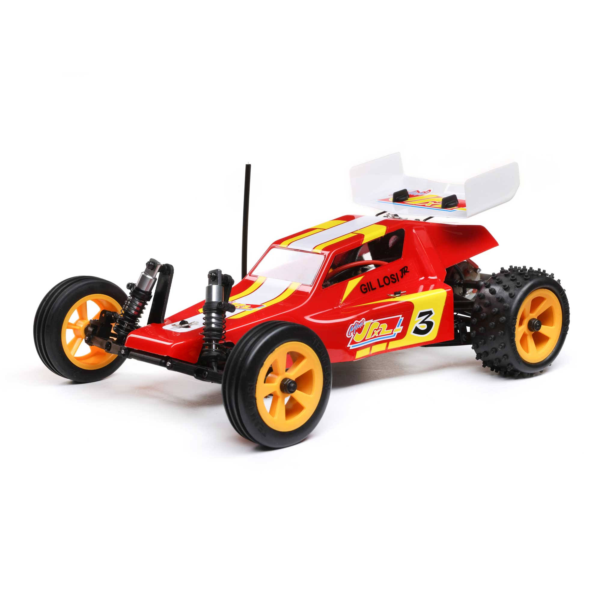 Losi 1/16 Mini JRX2 2WD Buggy Brushed RTR, Red LOS01020T1