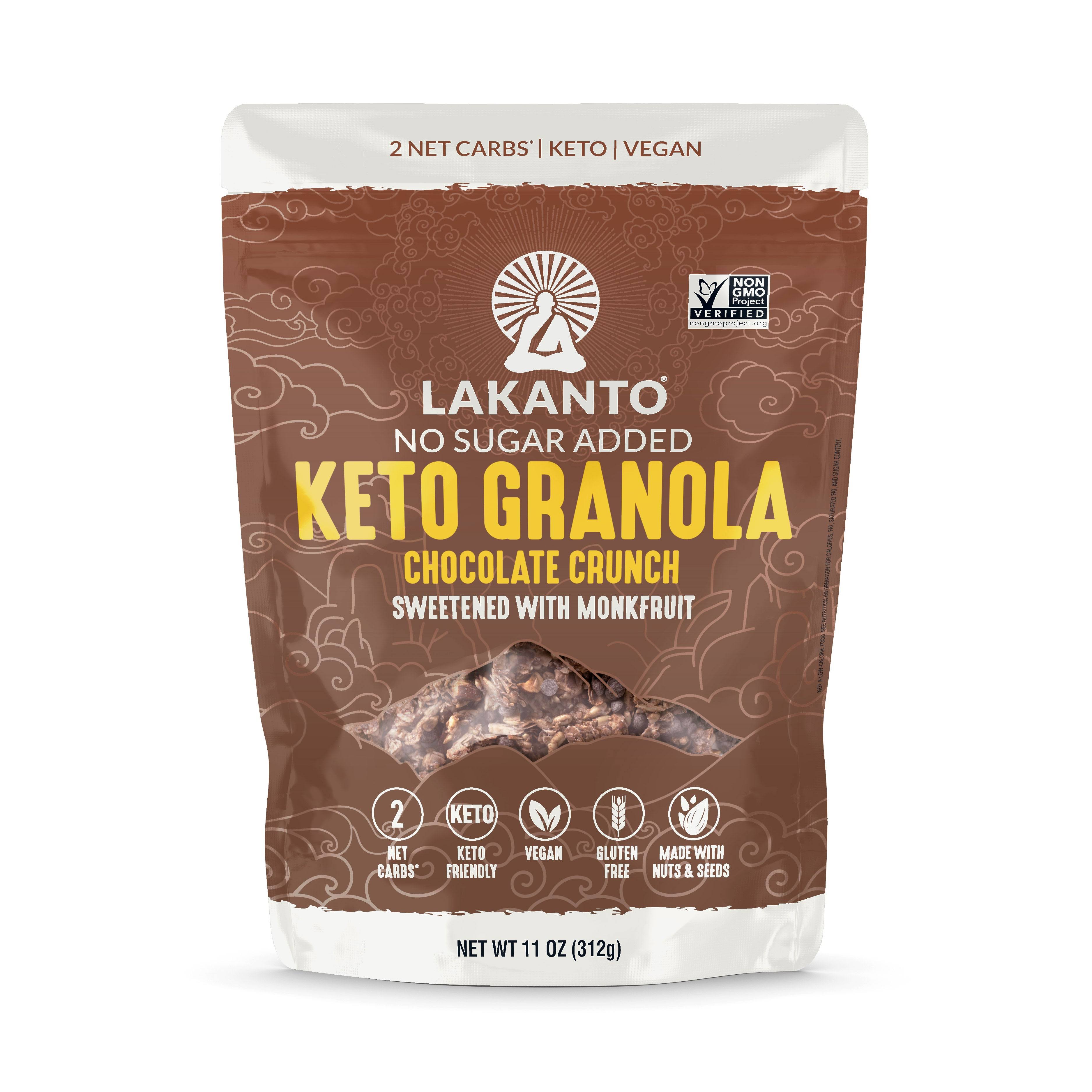 LAKANTO: Granola Chocolate Crunch Keto, 11 oz