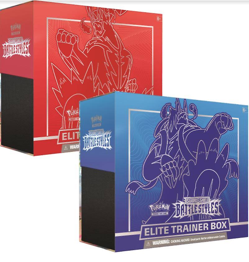 Pokemon TCG: Sword & Shield Battle Styles Elite Trainer Box - Red