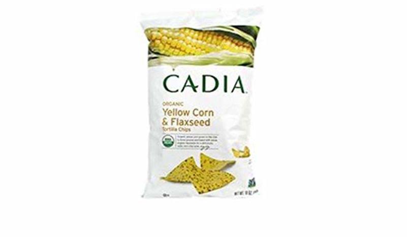 Cadia Organic Yellow Corn & Flaxseed Tortilla Chips - Delivered by Mercato