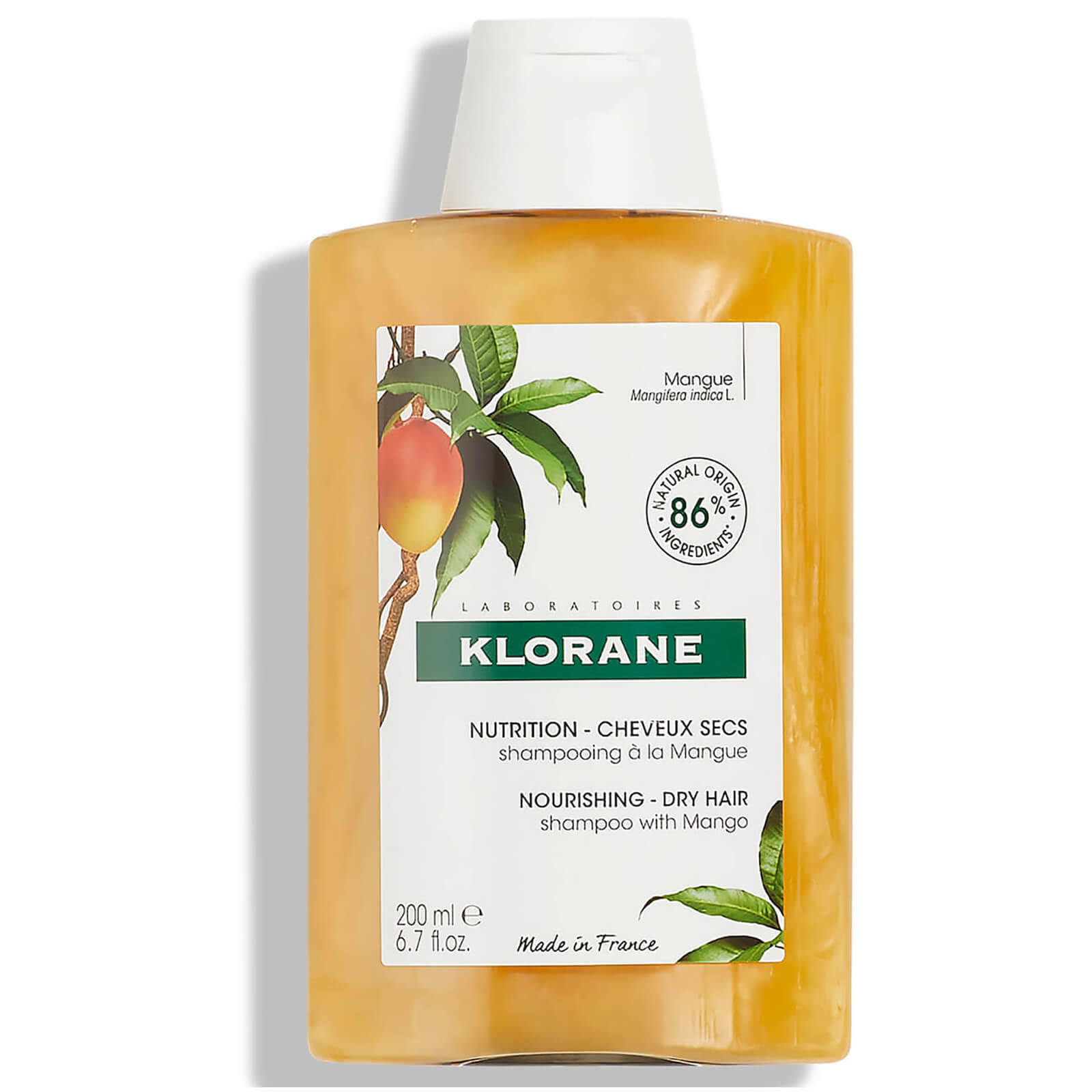 Klorane Nourishing Treatment Shampoo with Mango Butter - 200ml