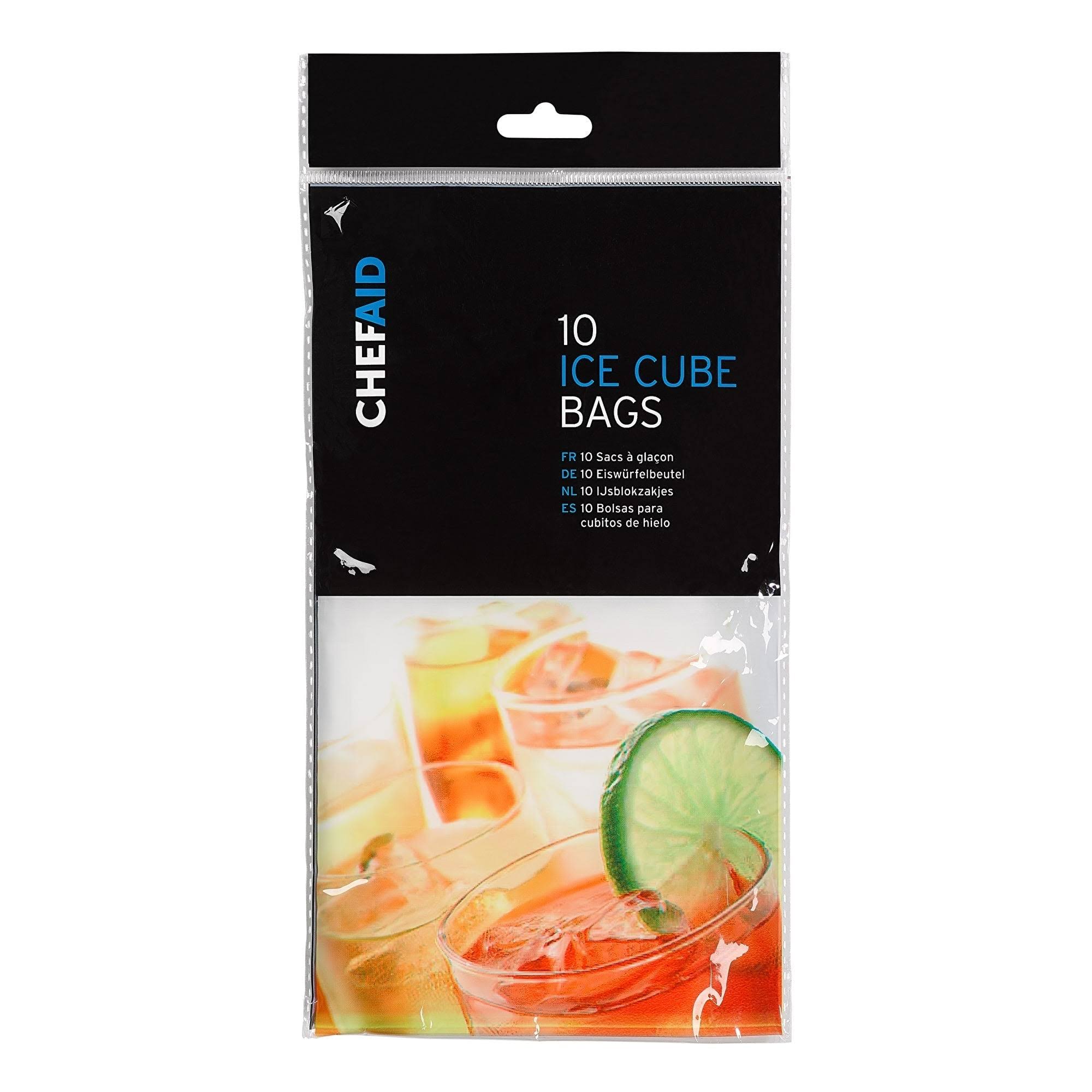 Chef Aid Freezer Ice Cube Bags - 10 Bags