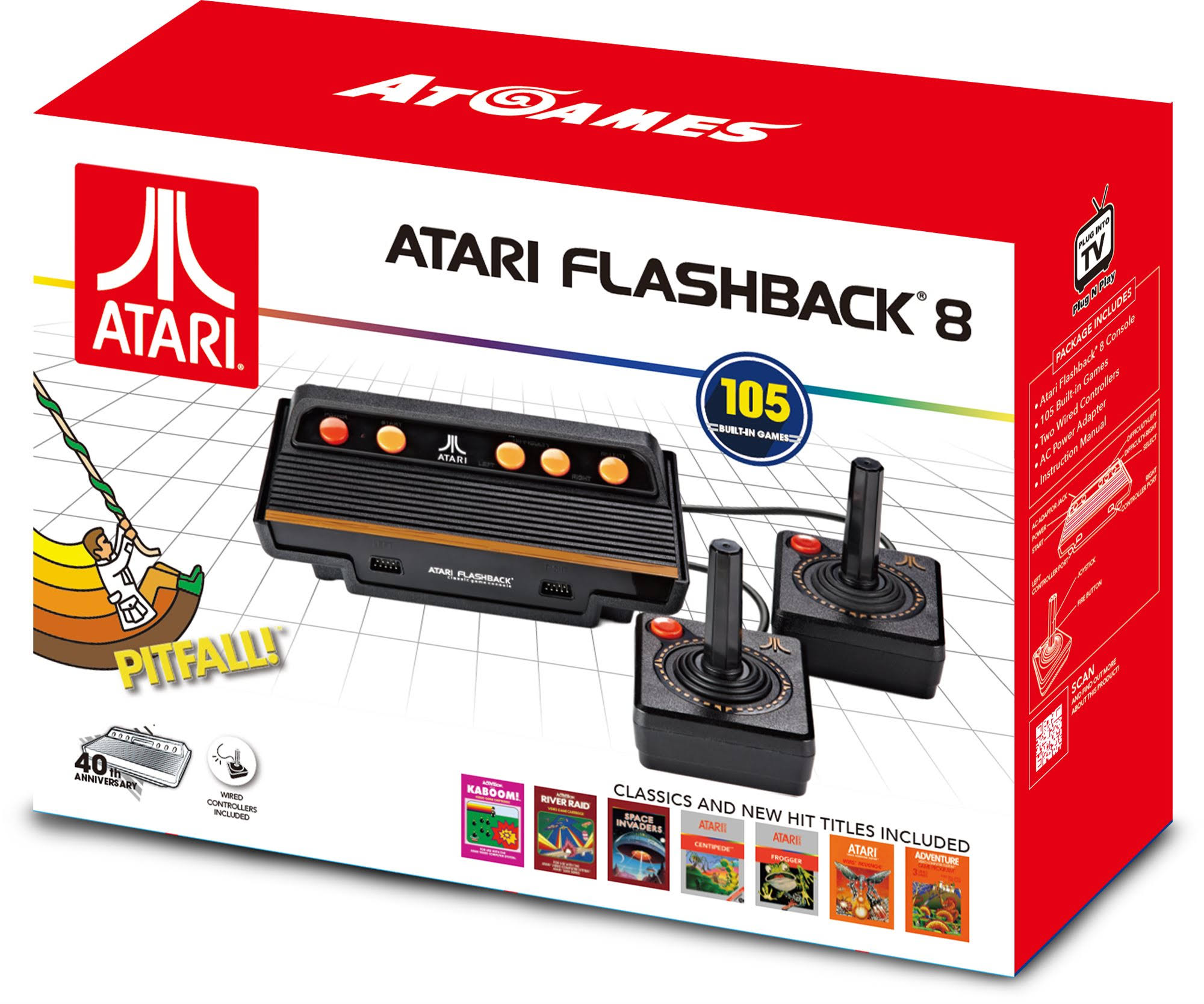 Atari Flashback 8 Classic Gaming Console with 105 Games