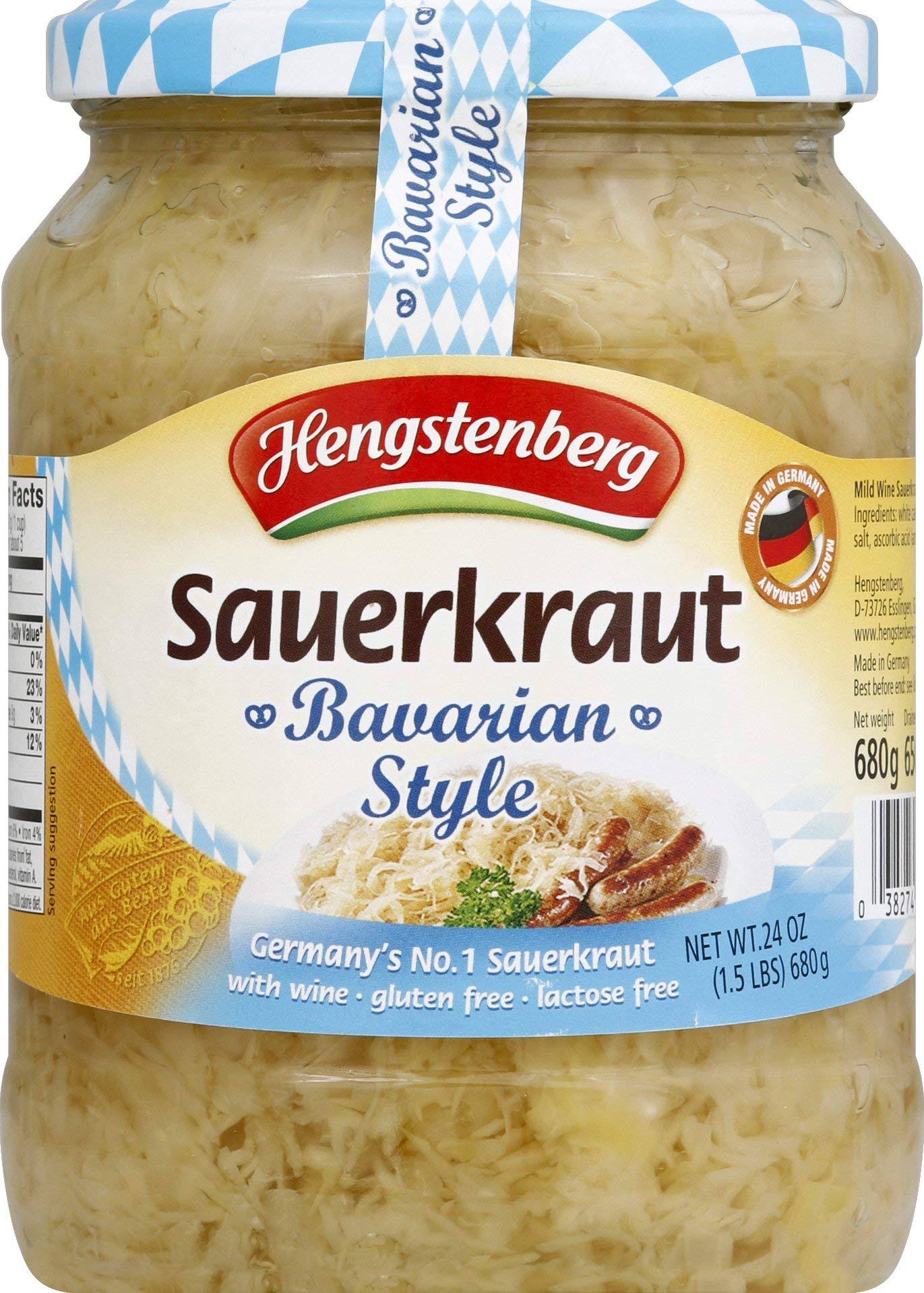 Hengstenberg Bavarian Style Sauerkraut - 24oz