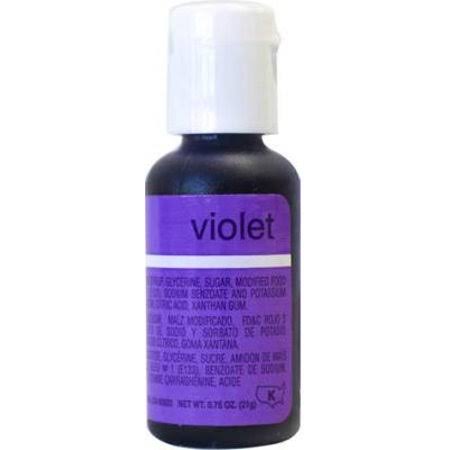 Chefmaster Liqua-Gel Food Colour - Violet, 0.75 Oz Violet