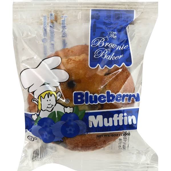Brownie Baker Muffin, Blueberry - 6 oz