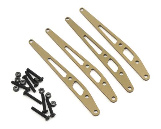 Axial Lower Link Plate Set Aluminum (4), AX31245